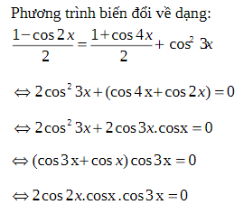 Công thức hạ bậc lượng giác bậc 2, bậc 3, bậc 4, bậc 5 Toán lớp 10, Lớp 11