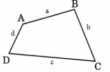 Cách tính Diện tích tứ giác khi biết 4 cạnh và 2 góc đơn giản có ví dụ minh họa