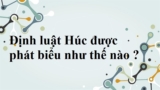 Hướng và điểm đặt Lực đàn hồi của lò xo ? Định luật Húc ? Tổng hợp lý thuyết Vật lý 10