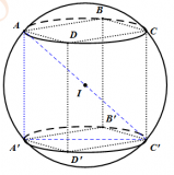 Công thức tính bán kính mặt cầu ngoại tiếp hình lập phương