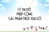Phép cộng phân thức đại số khác mẫu & cùng mẫu – Lý thuyết & bài tập có lời giải