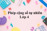 Phép cộng số tự nhiên ? Các tính chất của phép cộng Toán lớp 4, lớp 6