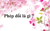 Phép đối là gì ? Cho ví dụ ? Tác dụng, đặc điểm, phân loại phép đối ?