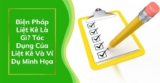 Liệt kê là gì ? Tác dụng của phép liệt kê là gì ? Cho ví dụ ? Ngữ văn lớp 7