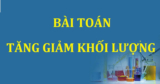 Phương pháp tăng giảm khối lượng trong hóa hữu cơ – Hóa Học lớp 9, lớp 12