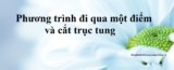 Viết phương trình đường thẳng đi qua một điểm và cắt trục tung – Toán Lớp 9