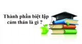 Thành phần biệt lập cảm thán là gì ? Ví dụ minh họa ? Tác dụng và dấu hiệu nhận biết ?