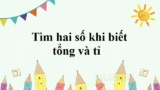 Tìm hai số khi biết tổng và tỉ số của hai số đó – Toán lớp 4, Lớp 5