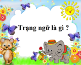 Trạng Ngữ là gì ? Cho ví dụ ? Có mấy loại trạng ngữ ? Tác dụng ? Ngữ Văn lớp 6