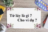 Thế nào là từ láy ? Có mấy loại từ láy ? Tác dụng của từ láy ? Ví dụ ? Lớp 4, Lớp 6