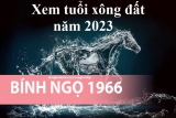 Xem tuổi xông đất năm 2023 cho gia chủ tuổi Bính Ngọ 1966 Bình An, Hạnh Phúc